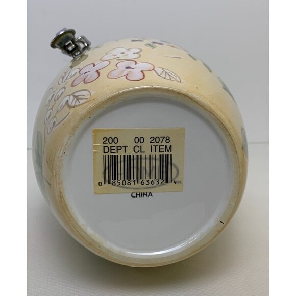 Gibson Home Ceramic Airtight Storage Jar Fruit Grove Canister Clamp Lid Storage - Picture 5 of 10